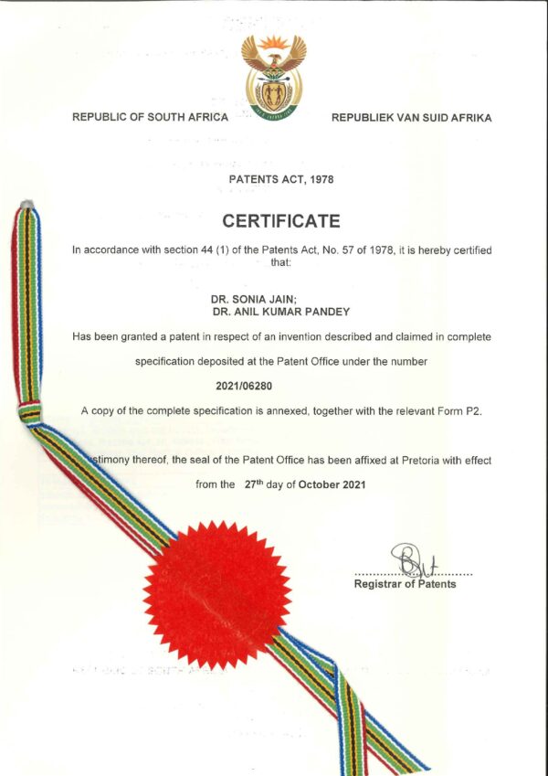 South Africa Patent 3 South Africa Patent by lexgin