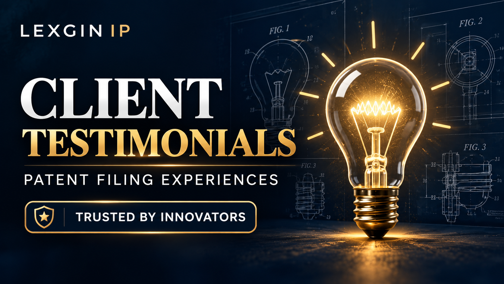 Lexgin IP Client Testimonials 1 - lexgin patent filing